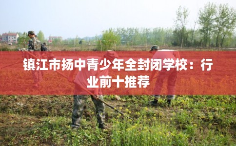 镇江市扬中青少年全封闭学校：行业前十推荐