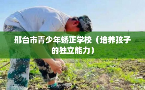 邢台市青少年矫正学校（培养孩子的独立能力）
