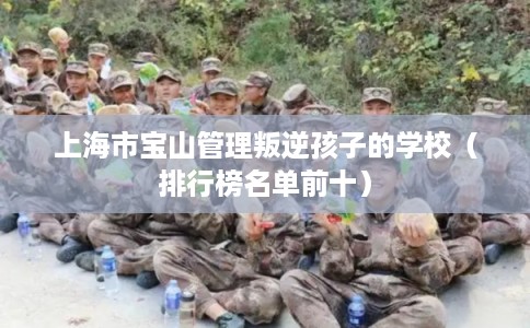 上海市宝山管理叛逆孩子的学校（排行榜名单前十）