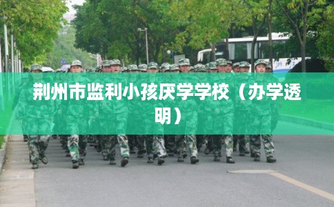 荆州市监利小孩厌学学校（办学透明）