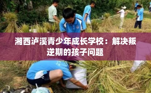 湘西泸溪青少年成长学校：解决叛逆期的孩子问题