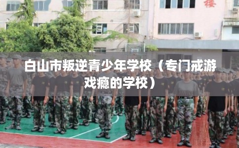 白山市叛逆青少年学校（专门戒游戏瘾的学校）