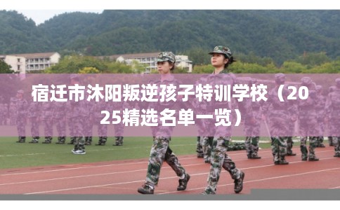 宿迁市沐阳叛逆孩子特训学校（2025精选名单一览）