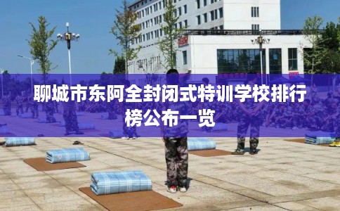聊城市东阿全封闭式特训学校排行榜公布一览