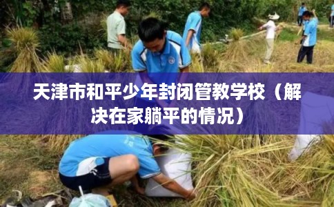 天津市和平少年封闭管教学校（解决在家躺平的情况）