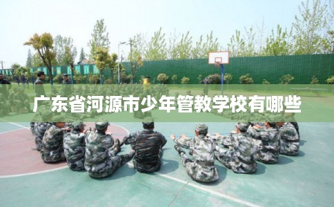 广东省河源市少年管教学校有哪些