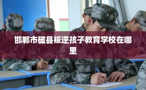 邯郸市磁县叛逆孩子教育学校在哪里