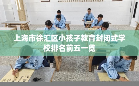 上海市徐汇区小孩子教育封闭式学校排名前五一览