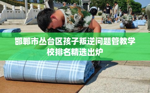 邯郸市丛台区孩子叛逆问题管教学校排名精选出炉