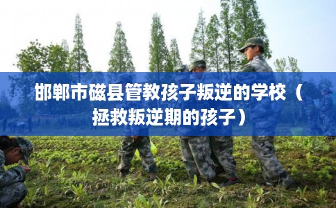 邯郸市磁县管教孩子叛逆的学校（拯救叛逆期的孩子）