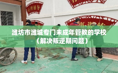 潍坊市潍城专门未成年管教的学校（解决叛逆期问题）