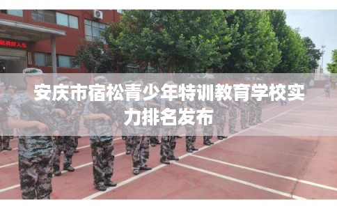 安庆市宿松青少年特训教育学校实力排名发布