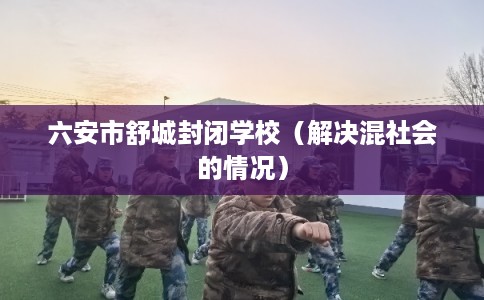 六安市舒城封闭学校（解决混社会的情况）