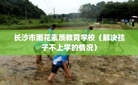 长沙市雨花素质教育学校（解决孩子不上学的情况）