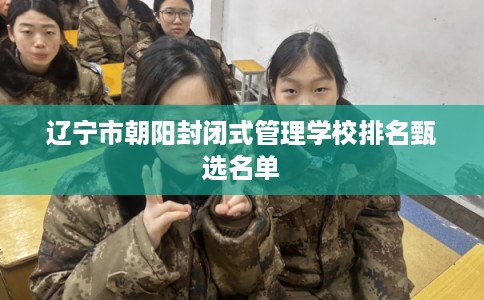 辽宁市朝阳封闭式管理学校排名甄选名单