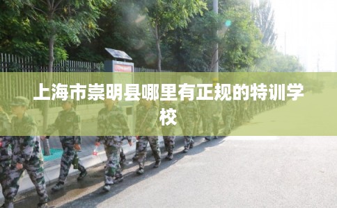 上海市崇明县哪里有正规的特训学校