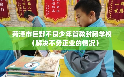 菏泽市巨野不良少年管教封闭学校（解决不务正业的情况）