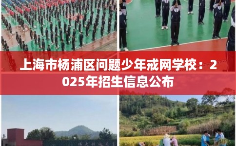 上海市杨浦区问题少年戒网学校：2025年招生信息公布