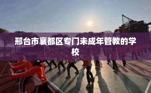 邢台市襄都区专门未成年管教的学校