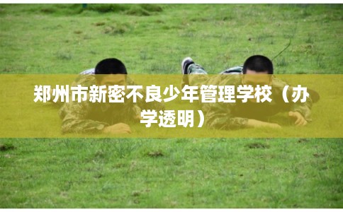 郑州市新密不良少年管理学校（办学透明）