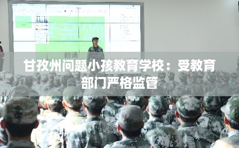 甘孜州问题小孩教育学校：受教育部门严格监管