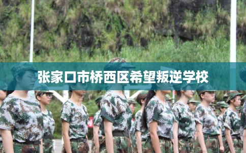 张家口市桥西区希望叛逆学校