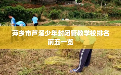 萍乡市芦溪少年封闭管教学校排名前五一览
