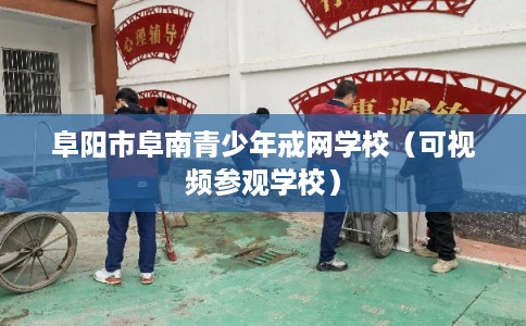 阜阳市阜南青少年戒网学校（可视频参观学校）
