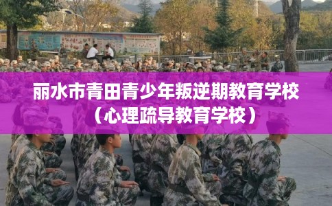 丽水市青田青少年叛逆期教育学校（心理疏导教育学校）