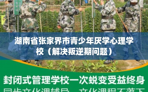 湖南省张家界市青少年厌学心理学校（解决叛逆期问题）