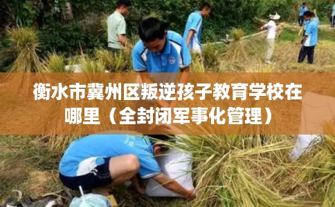 衡水市冀州区叛逆孩子教育学校在哪里（全封闭军事化管理）