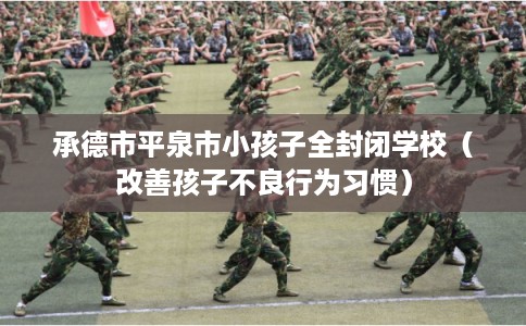 承德市平泉市小孩子全封闭学校（改善孩子不良行为习惯）