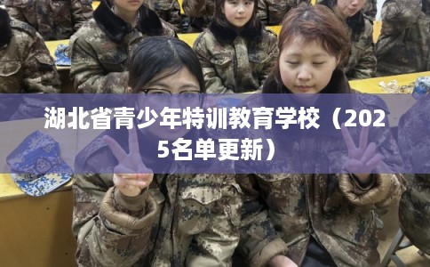湖北省青少年特训教育学校（2025名单更新）