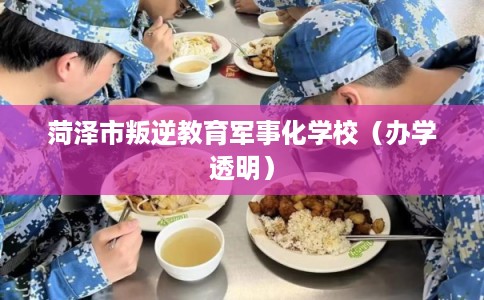 菏泽市叛逆教育军事化学校（办学透明）