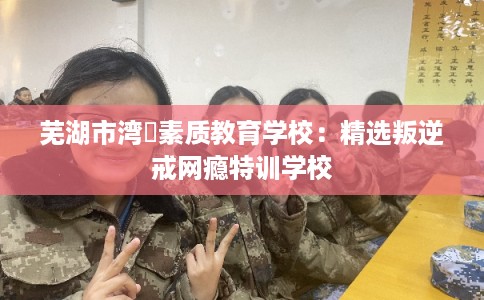 芜湖市湾沚素质教育学校：精选叛逆戒网瘾特训学校