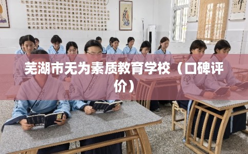 芜湖市无为素质教育学校（口碑评价）