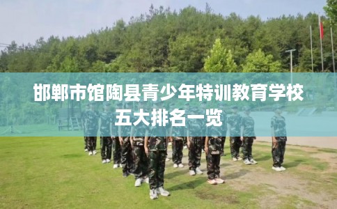 邯郸市馆陶县青少年特训教育学校五大排名一览