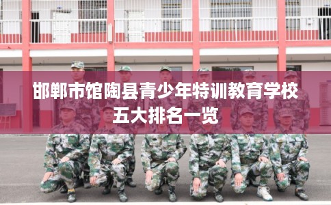 邯郸市馆陶县青少年特训教育学校五大排名一览