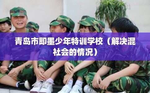 青岛市即墨少年特训学校（解决混社会的情况）