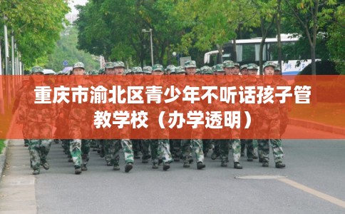 重庆市渝北区青少年不听话孩子管教学校（办学透明）