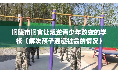 铜陵市铜官让叛逆青少年改变的学校（解决孩子混迹社会的情况）