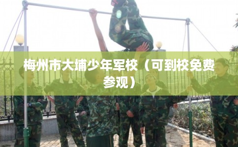 梅州市大埔少年军校（可到校免费参观）