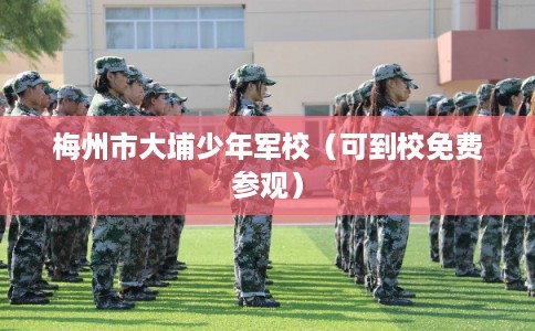 梅州市大埔少年军校（可到校免费参观）