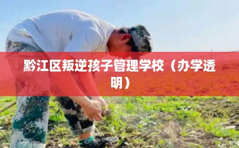 黔江区叛逆孩子管理学校（办学透明）