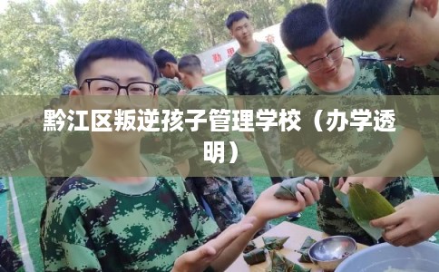 黔江区叛逆孩子管理学校（办学透明）