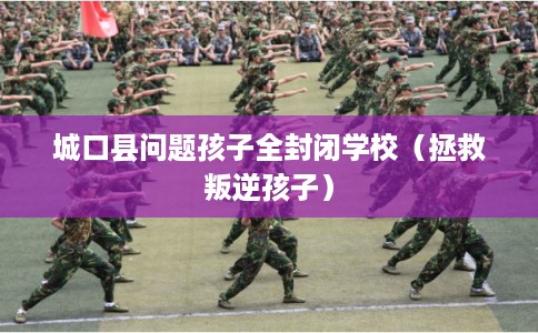 城口县问题孩子全封闭学校（拯救叛逆孩子）