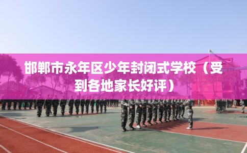 邯郸市永年区少年封闭式学校（受到各地家长好评）