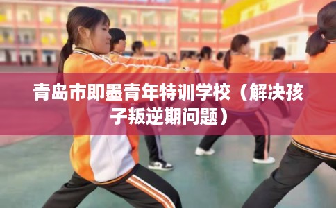青岛市即墨青年特训学校（解决孩子叛逆期问题）