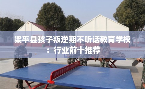 梁平县孩子叛逆期不听话教育学校：行业前十推荐
