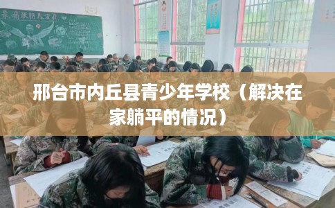 邢台市内丘县青少年学校（解决在家躺平的情况）